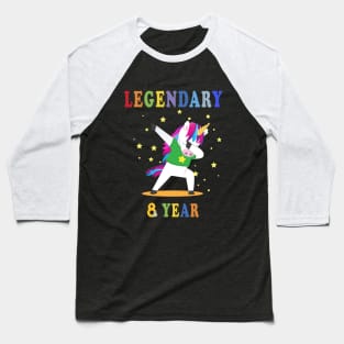 8th birthday unicorn Baseball T-Shirt